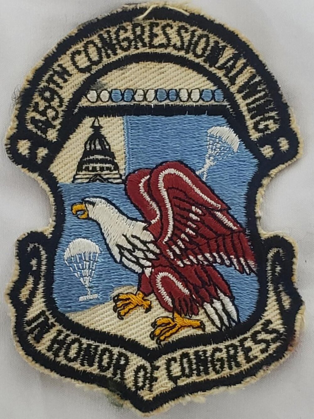 VINTAGE US AIR FORCE 1960'S 459TH CONGRESSIONAL WING "IN HONOR OF CONGRESS" 4"